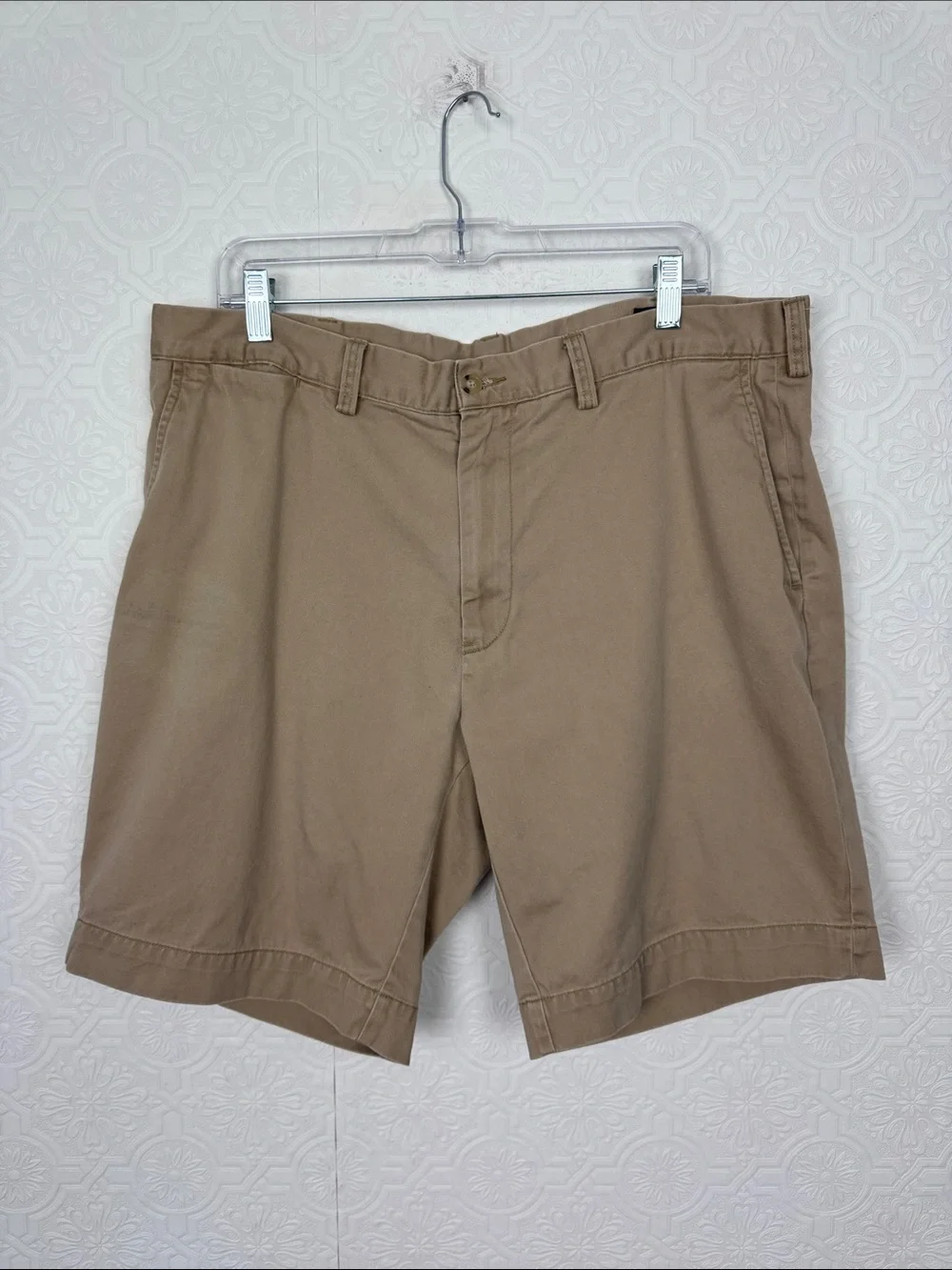 Polo Ralph Lauren Classic Fit 9” Shorts Men’s Size 38 Khaki Chino